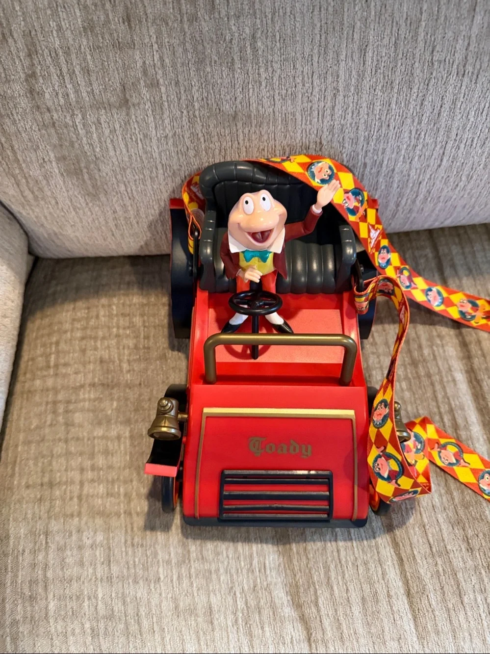 Disney Red Toady Ride-On Character Car popcorn bucket